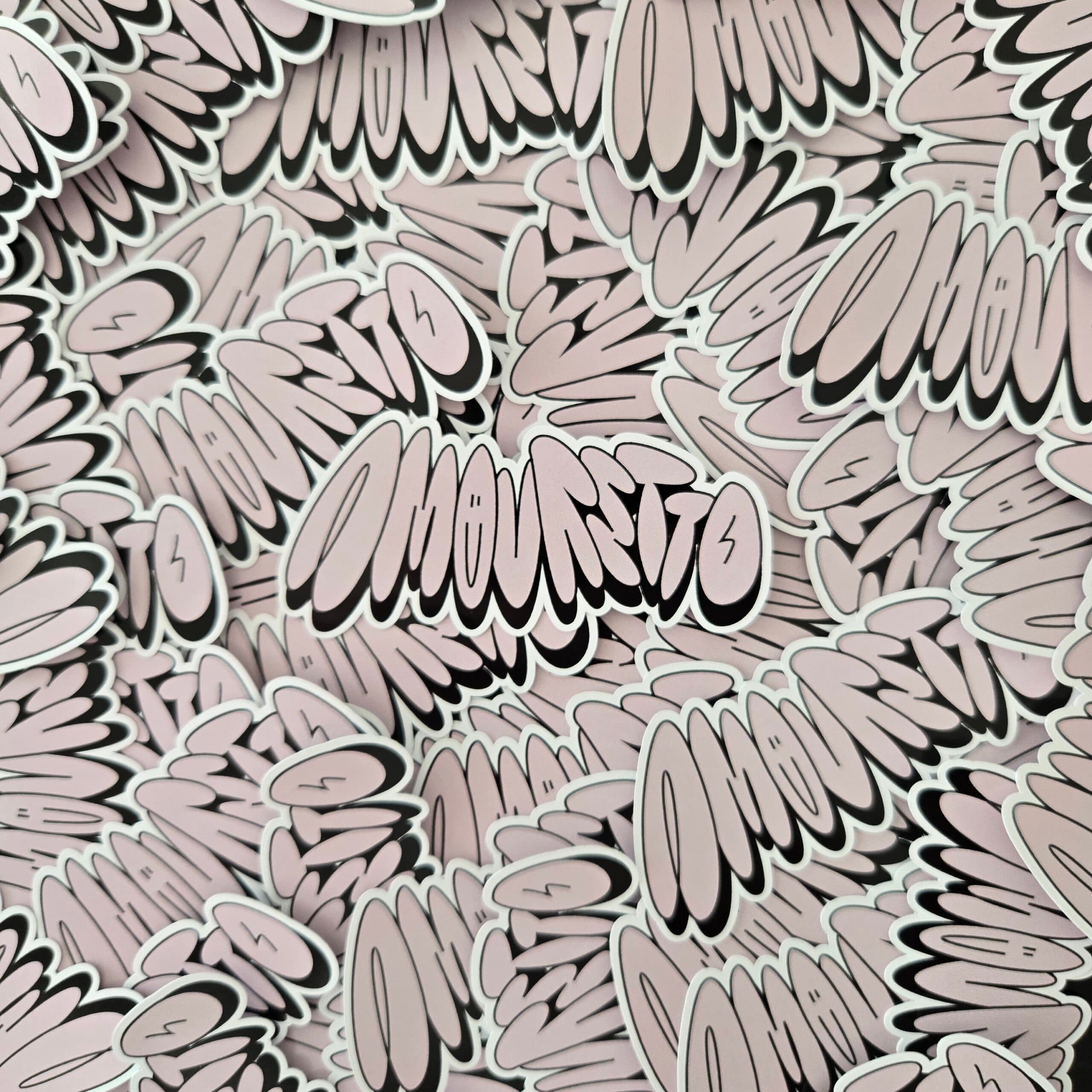 Custom stickers for Amouretto, printed by Altystick